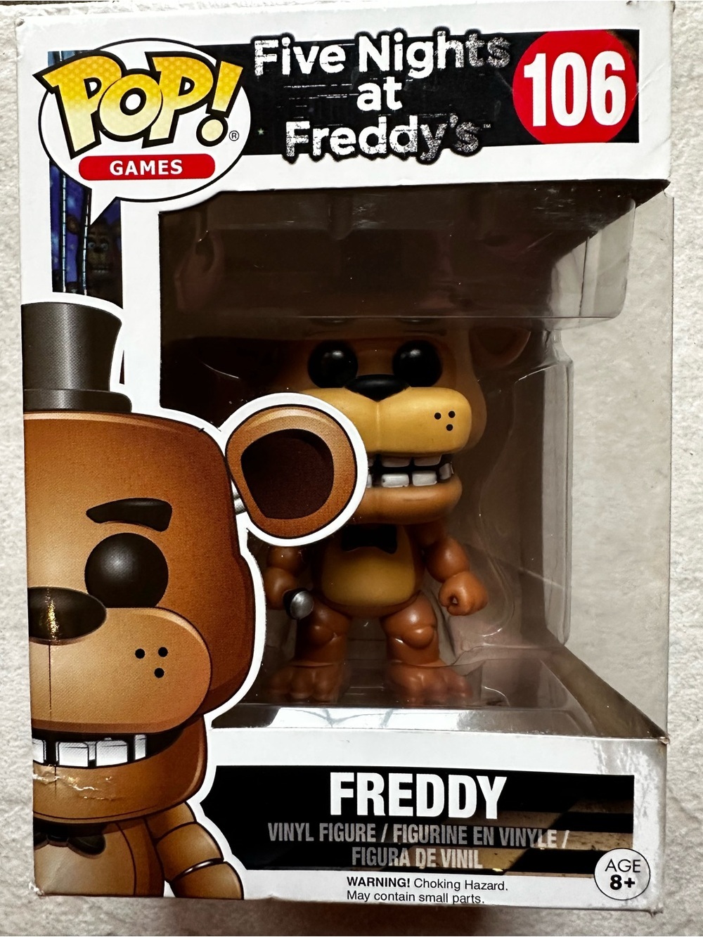 FUNKO POP! Games Five Nights at Freddy's #106 - Freddy (Brown) Collectable 2016